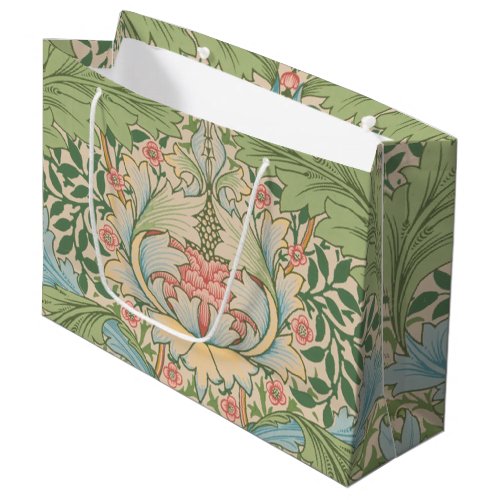 William Morris Myrtle Flower Floral Botanical Large Gift Bag