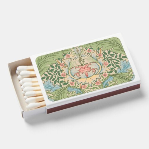 William Morris Myrtle Flower Floral Botanical Matchboxes