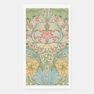 William Morris Myrtle Flower Floral Botanical Paper Guest Towels