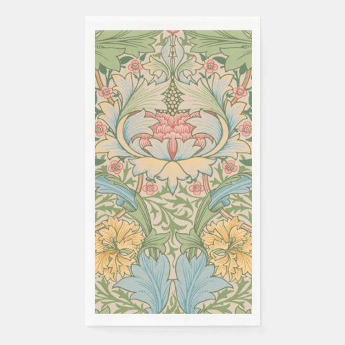 William Morris Myrtle Flower Floral Botanical Paper Guest Towels