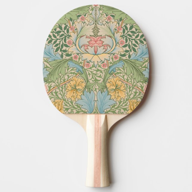 William Morris Myrtle Flower Floral Botanical Ping Pong Paddle (Front)
