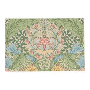 William Morris Myrtle Flower Floral Botanical Placemat