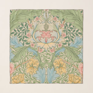 William Morris Myrtle Flower Floral Botanical Scarf