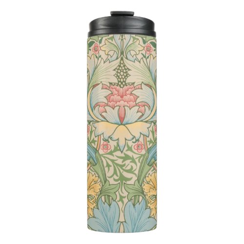 William Morris Myrtle Flower Floral Botanical Thermal Tumbler