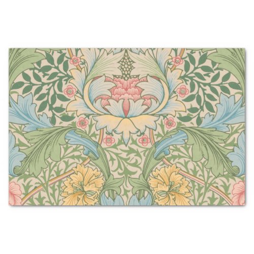 William Morris Myrtle Flower Floral Botanical Tissue Paper