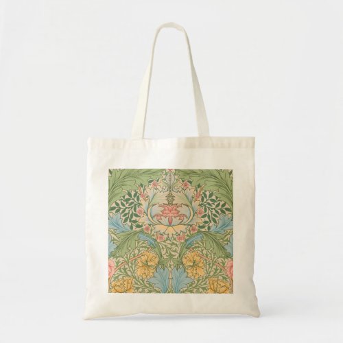 William Morris Myrtle Flower Floral Botanical Tote Bag