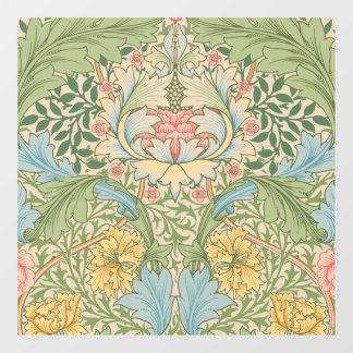 William Morris Myrtle Flower Floral Botanical Window Cling