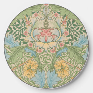 William Morris Myrtle Flower Floral Botanical Wireless Charger