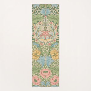 William Morris Myrtle Flower Floral Botanical Yoga Mat