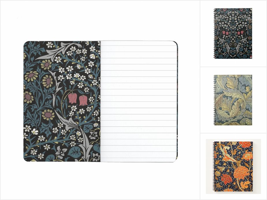 William Morris Notebooks & Journals