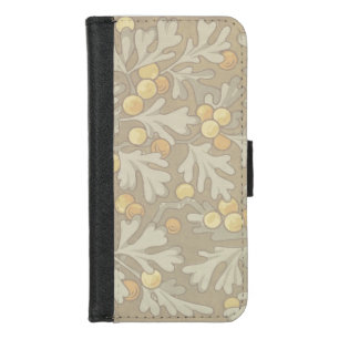 William Morris Oak and Acorn iPhone Wallet
