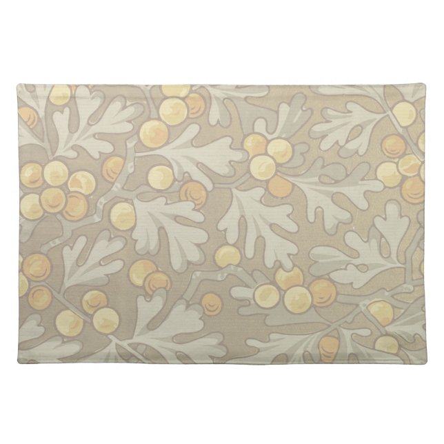 William Morris Oak and Acorn Placemat (Front)