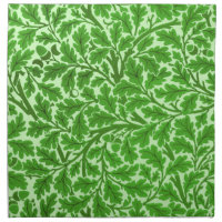 William Morris Oak Leaves, Emerald Green