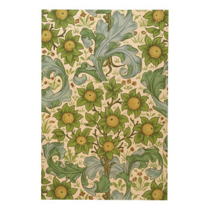William Morris Orchard Green Floral Art