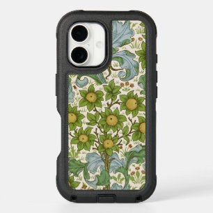 William Morris Orchard Green Floral Art iPhone 16 Case