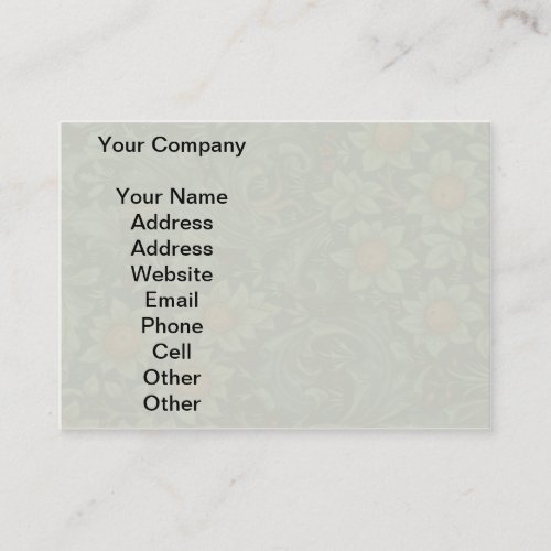 William Morris Vintage Orchard Floral Design Business Card Templates