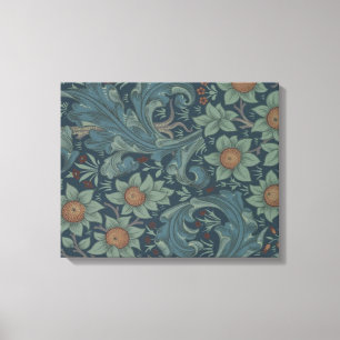 William Morris Orchard Pattern Art Canvas Print