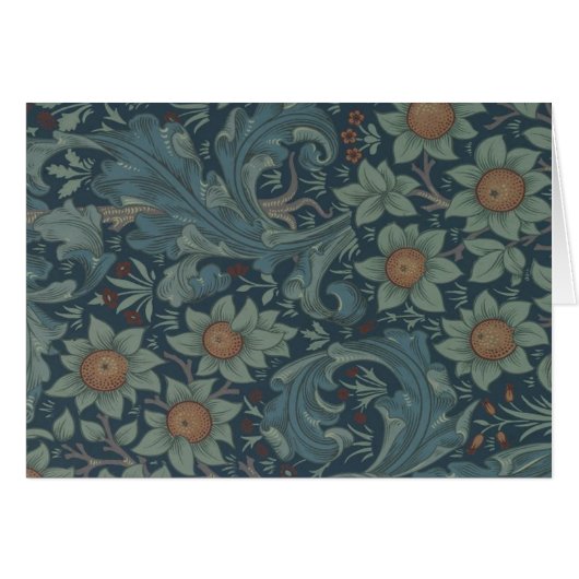 William Morris Orchard Pattern Art Cards (Front Horizontal)