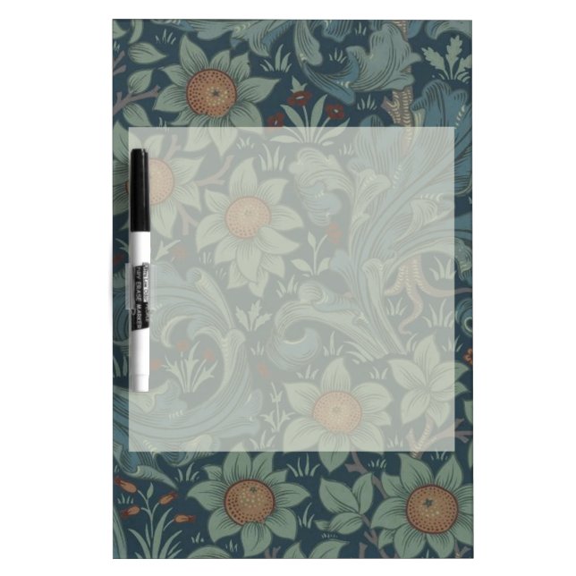William Morris Orchard Pattern Art Dry Erase Board (Front)
