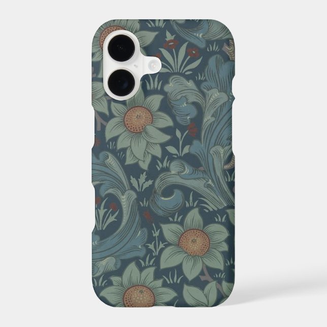 William Morris Orchard Pattern Art Iphone Case (Back)