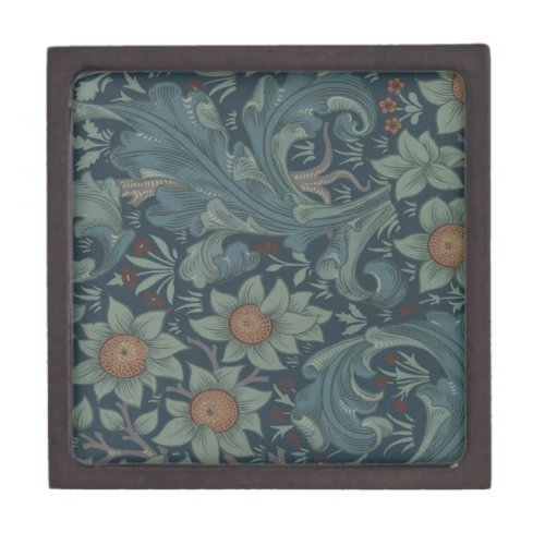 William Morris Orchard Pattern Art Keepsake Box