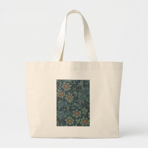 William Morris Orchard Pattern Art Large Tote Bag