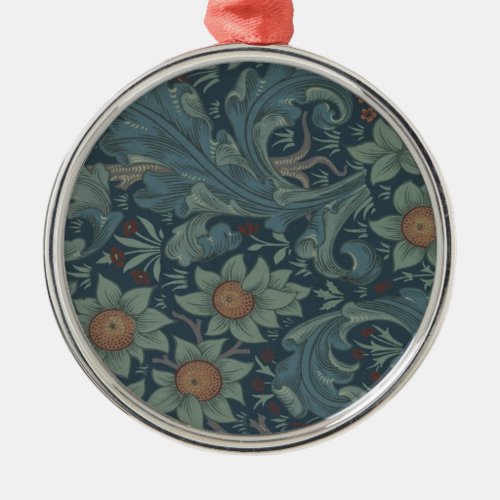 William Morris Orchard Pattern Art Metal Ornament