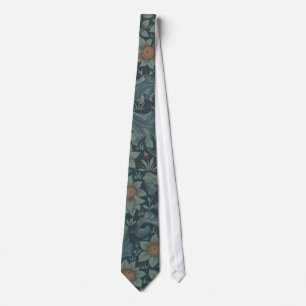 William Morris Orchard Pattern Art Neck Tie