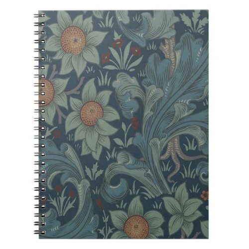 William Morris Orchard Pattern Art Notebook