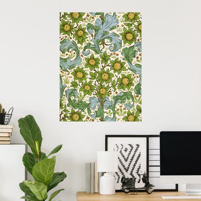 William Morris' Orchard Pattern Art Nouveau Poster (Home Office)