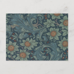 William Morris Orchard Pattern Art Postcard