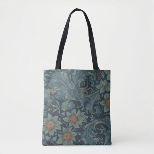 William Morris Orchard Pattern Art Tote Bag