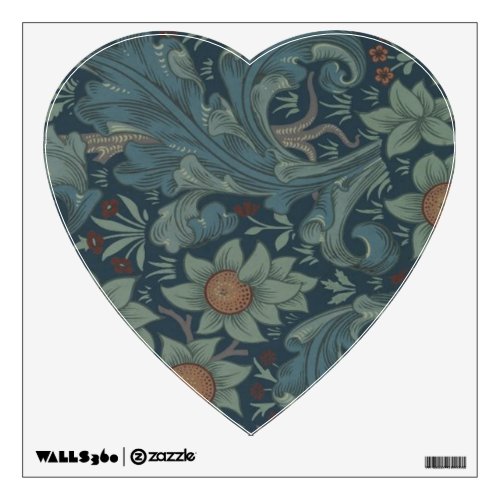 William Morris Orchard Pattern Art Wall Sticker