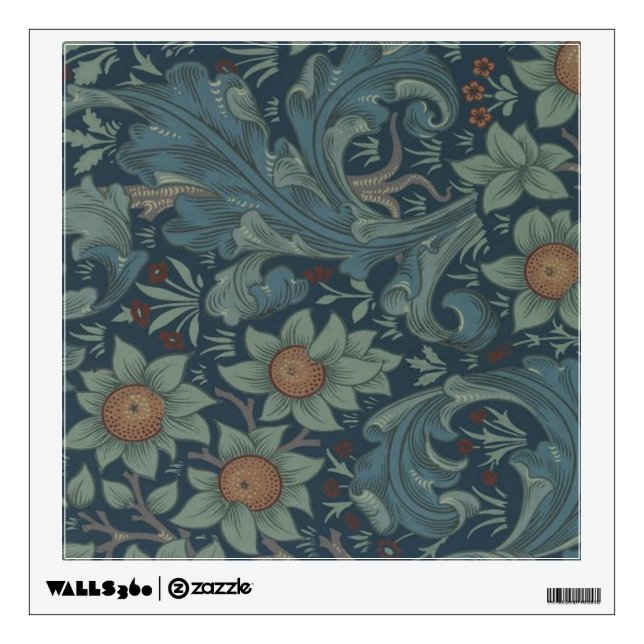 William Morris Orchard Pattern Art Wall Sticker (Front)