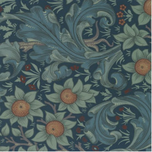 William Morris Orchard Pattern Wallpaper Cutout