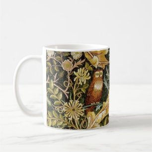 William Morris Owl an Acanthus Coffee Mug