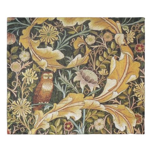 William Morris Owl an Acanthus Duvet Cover