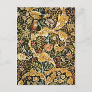 William Morris Owl an Acanthus Postcard
