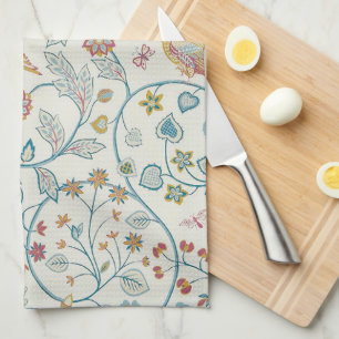 William Morris - Owl and Berries  Kitchen Towel