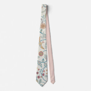 William Morris - Owl and Berries Wallpaper Neck Tie