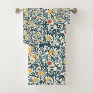 William Morris Pattern Bath Towel Set