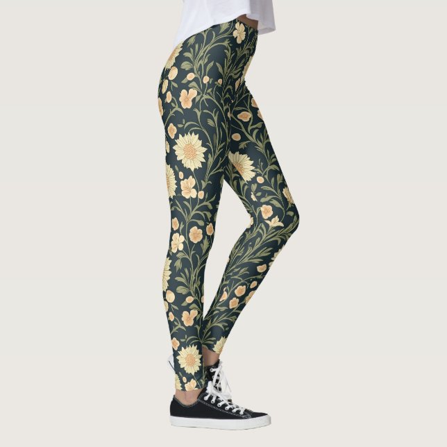 William Morris Pattern  Leggings (Right)