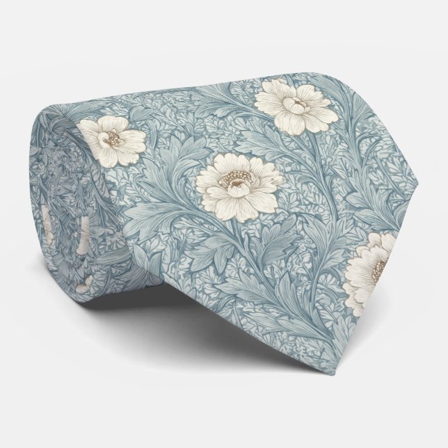 William Morris Pattern Neck Tie (Rolled)