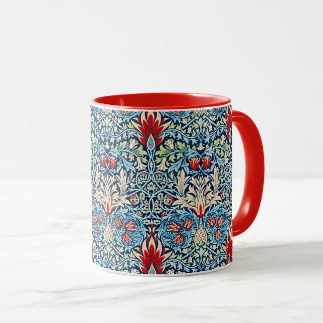 William Morris pattern, Snakeshead, Mug (Front Right)
