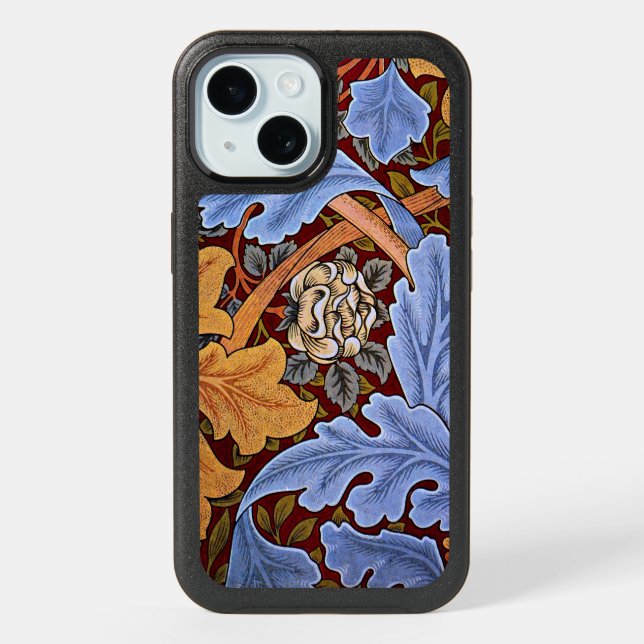 William Morris pattern, St. James, iPhone 15 Case (Back)