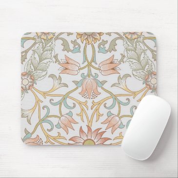 William Morris, Peach Pink Tulips Elegant Floral