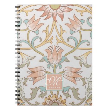 William Morris, Peach Pink Tulips Elegant Floral