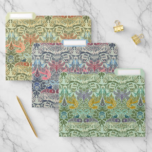 William Morris Peacock and Dragon File Folder