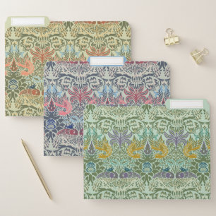 William Morris Peacock and Dragon File Folder