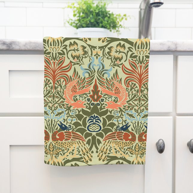 William Morris Peacock and Dragon Kitchen Towel (Creator Uploaded)